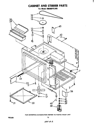Cabinet and stirrer
