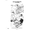 Whirlpool RH7630XLW0 door and drawer parts diagram