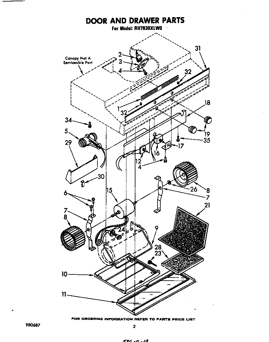 Door and drawer parts