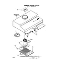 Whirlpool RH2030XLW0 range hood parts diagram