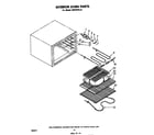 Whirlpool RS576PXL0 interior oven diagram