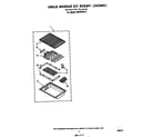 Whirlpool RS576PXL0 grille kit rck 891 (242885) diagram