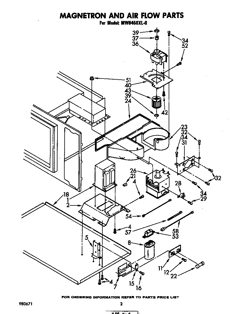 MAGNETRON AND AIRFLOW