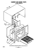 Cabinet and hinge