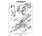 Whirlpool MW8450XL0 wiring harness diagram