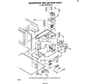 Whirlpool MW8750XL0 magnetron and air flow diagram