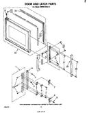 Door and latch