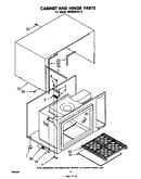 Cabinet and hinge