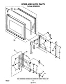 Door and latch