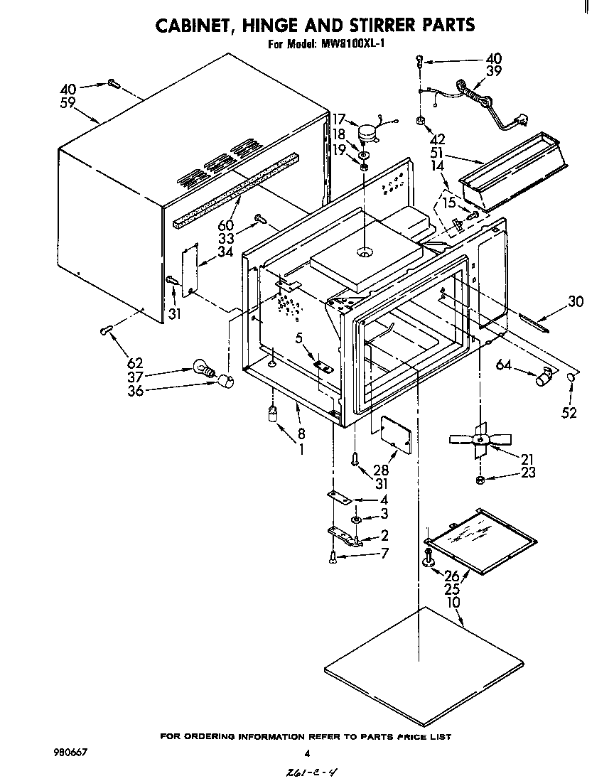 CABINET, HINGE AND STIRRER