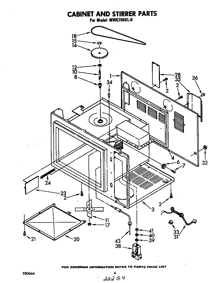 Cabinet and stirrer