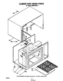 Cabinet and hinge