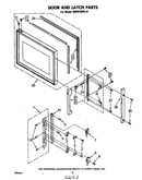 Door and latch