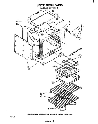 Upper oven