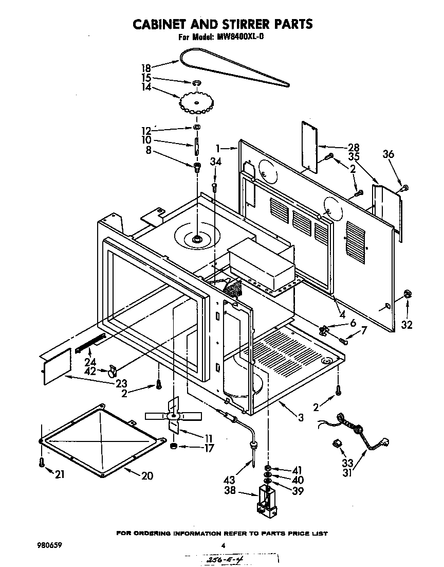 Cabinet and stirrer