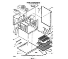 Whirlpool RF4400XLW0 oven diagram