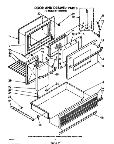 Door and drawer