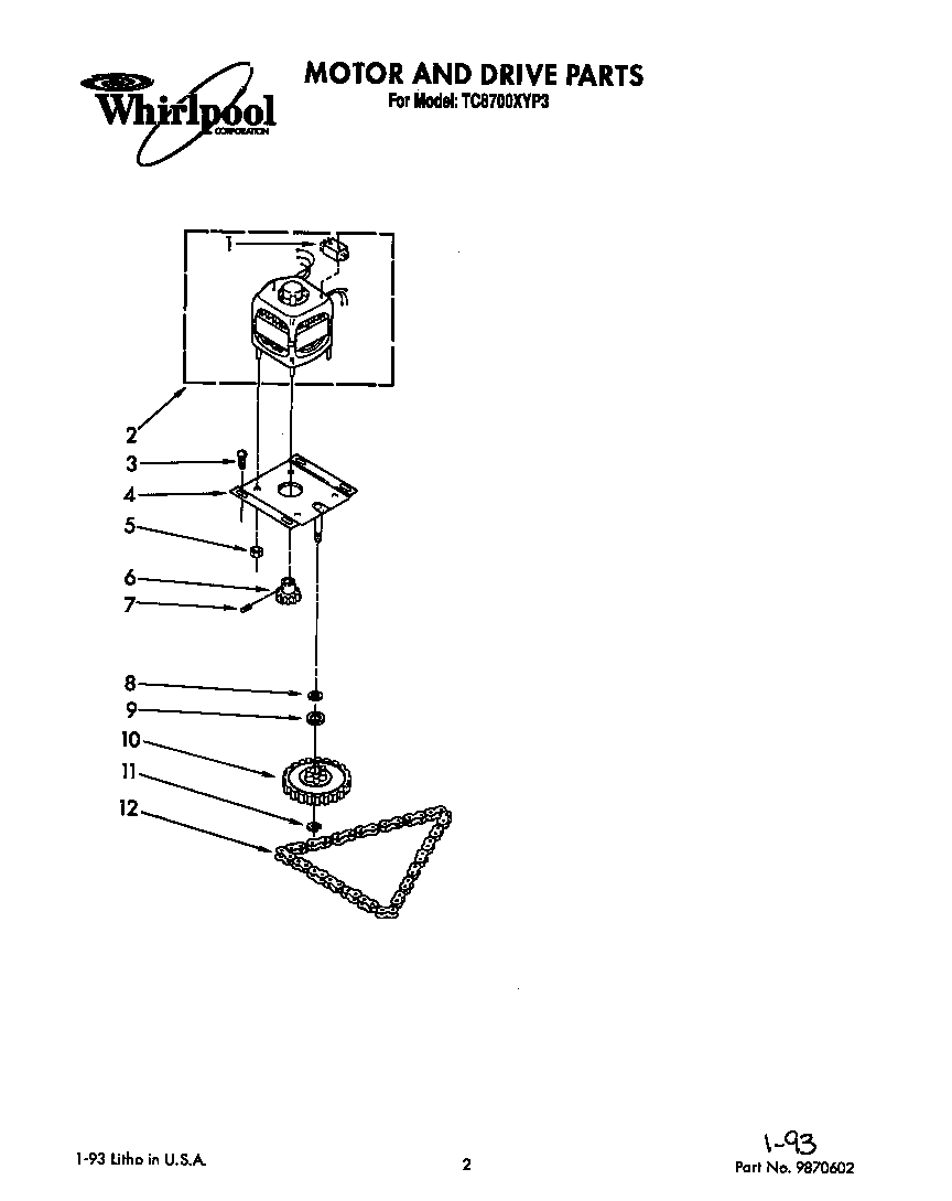 Motor and drive