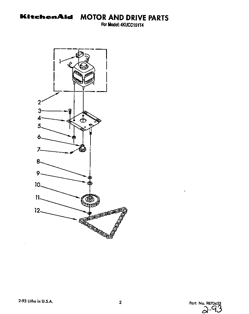 Motor and drive