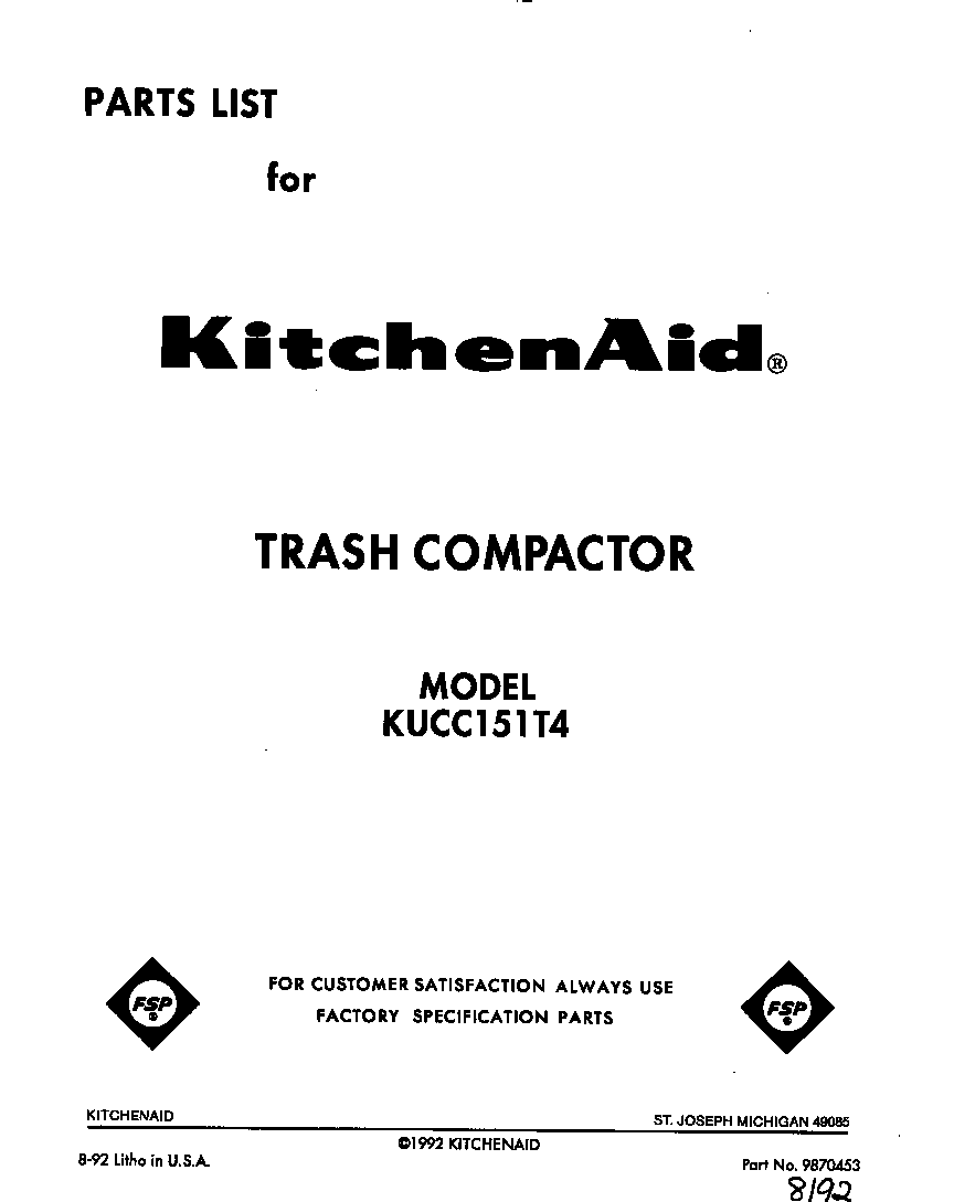 Front cover