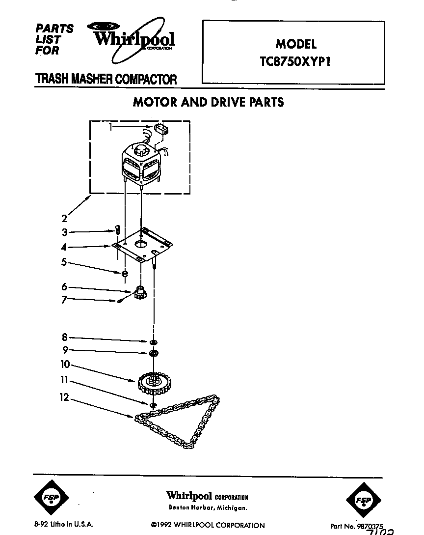 Motor and drive