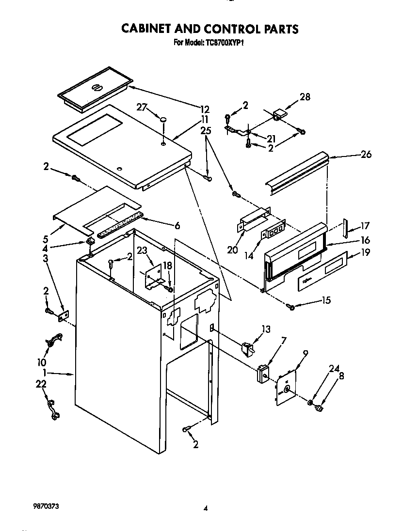 Cabinet and control