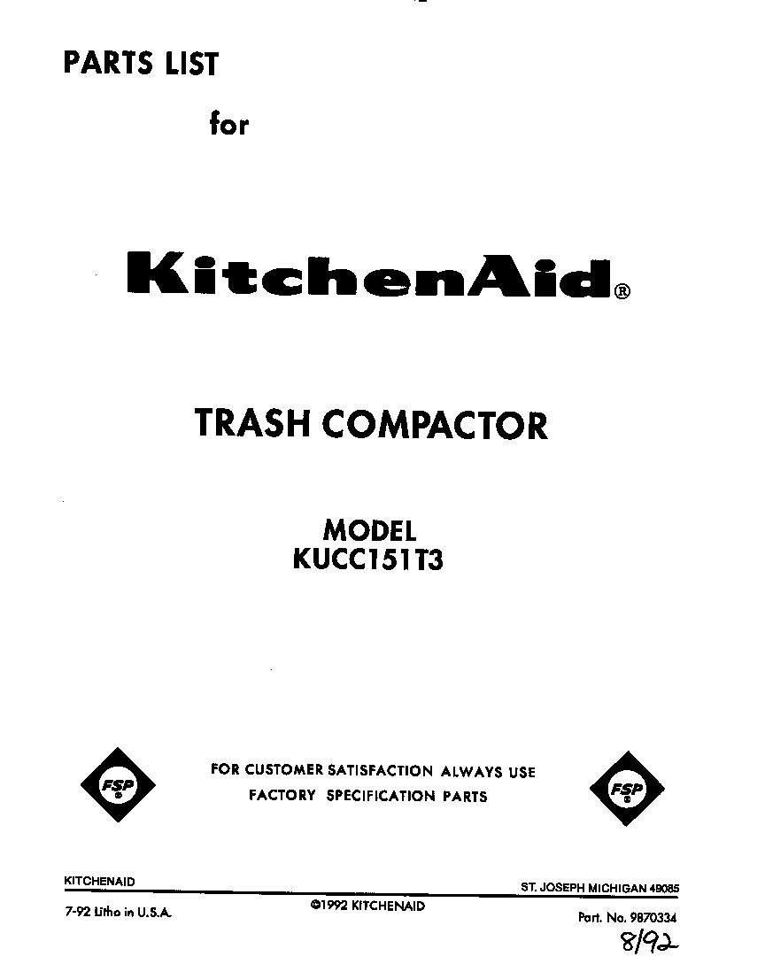 Front cover