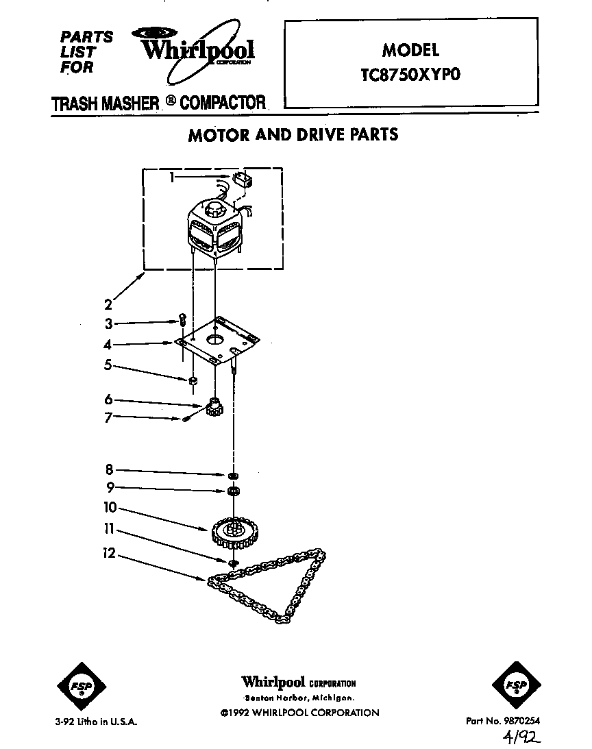 Motor and drive