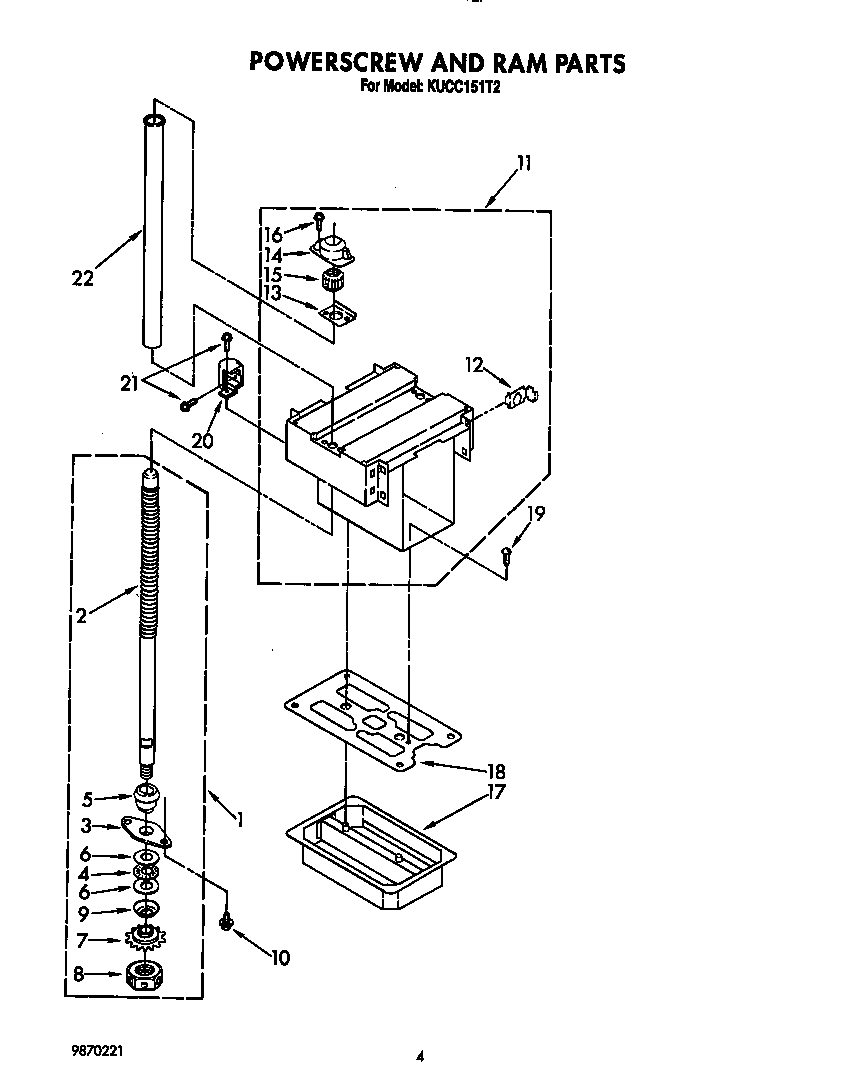 Powerscrew and ram