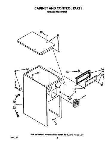 Cabinet and control