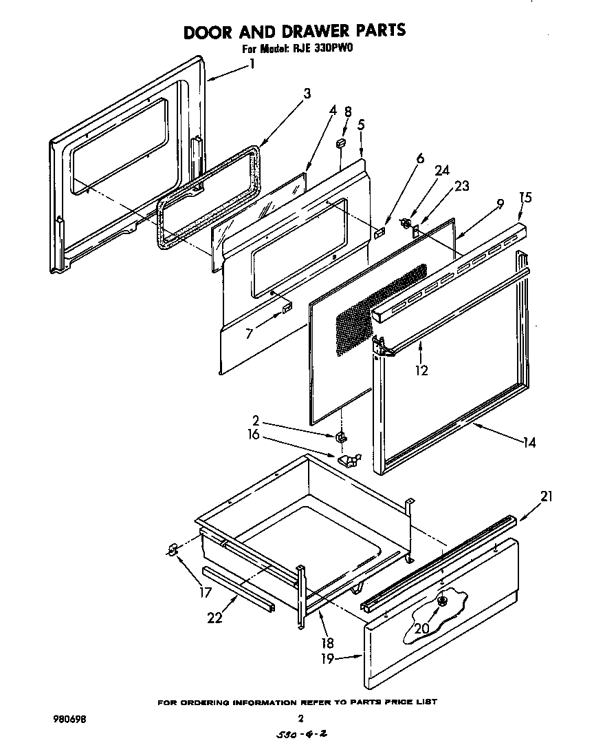 Door and drawer