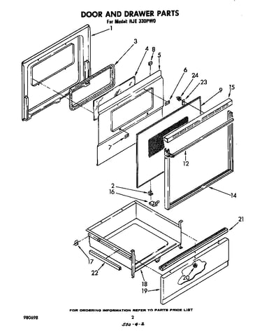 Door and drawer