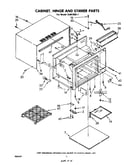 Cabinet, hinge and stirrer