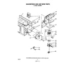 Whirlpool RJM76001 magnetron and airflow diagram