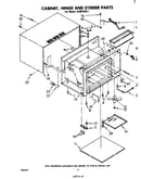 Cabinet, hinge and stirrer
