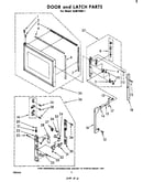 Door and latch
