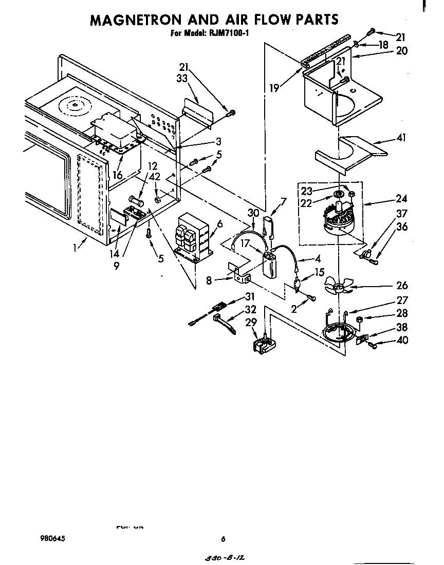 MAGNETRON AND AIR FLOW