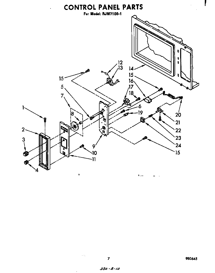 Control panel