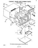 Cabinet, hinge and stirrer