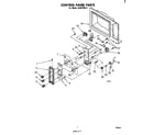 Whirlpool RJM74500 control panel diagram