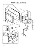 Door and latch