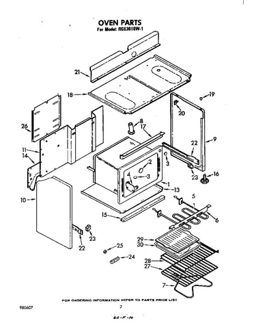 Oven parts