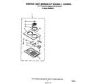 Whirlpool RC8300XLH surface unit kit rck 886-1 diagram