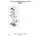 Whirlpool RC8300XLH surface unit kit rck889-1 diagram