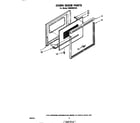 Whirlpool RS600BXK0 door diagram