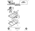 Whirlpool RS660BXK0 front cover diagram