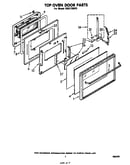 Top oven door