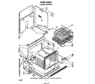 Whirlpool RS610PXK0 oven diagram