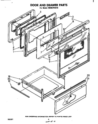 Door and drawer