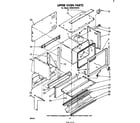 Whirlpool RE963PXKT0 upper oven diagram